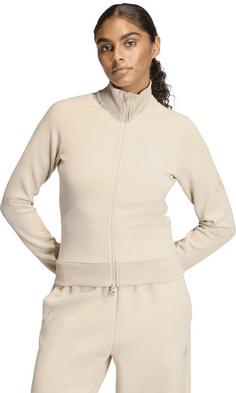 Rückansicht von adidas Soft Lux Sweatjacke Damen crli
