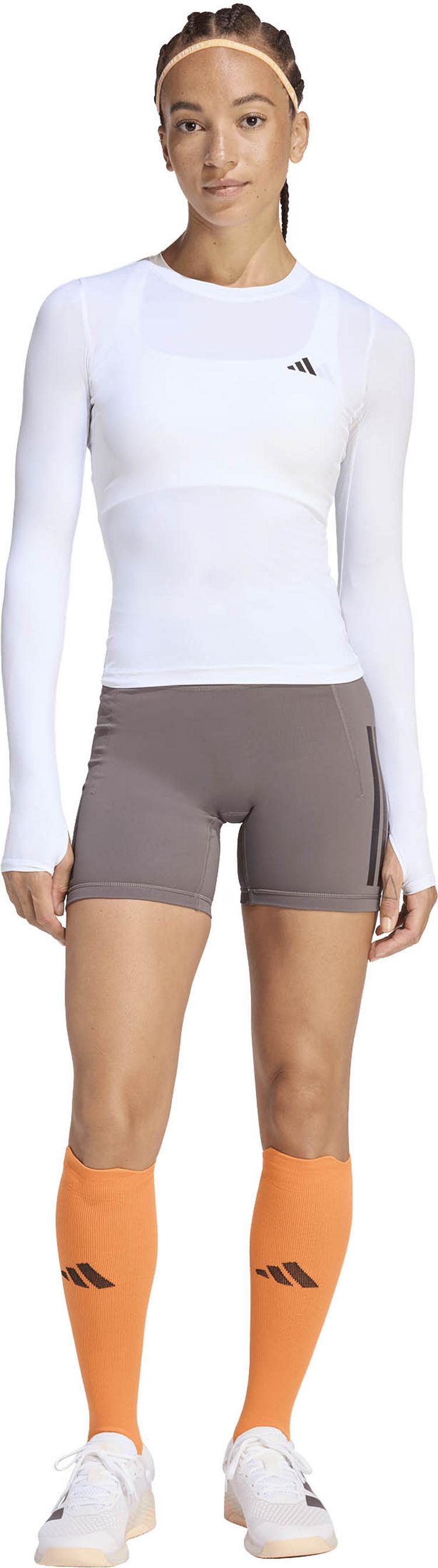 adidas adidas PWR ESS Funktionsshirt Damen - white - 3 | SportScheck