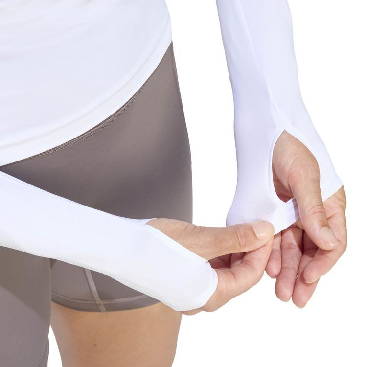 adidas adidas PWR ESS Funktionsshirt Damen - white - 4 | SportScheck