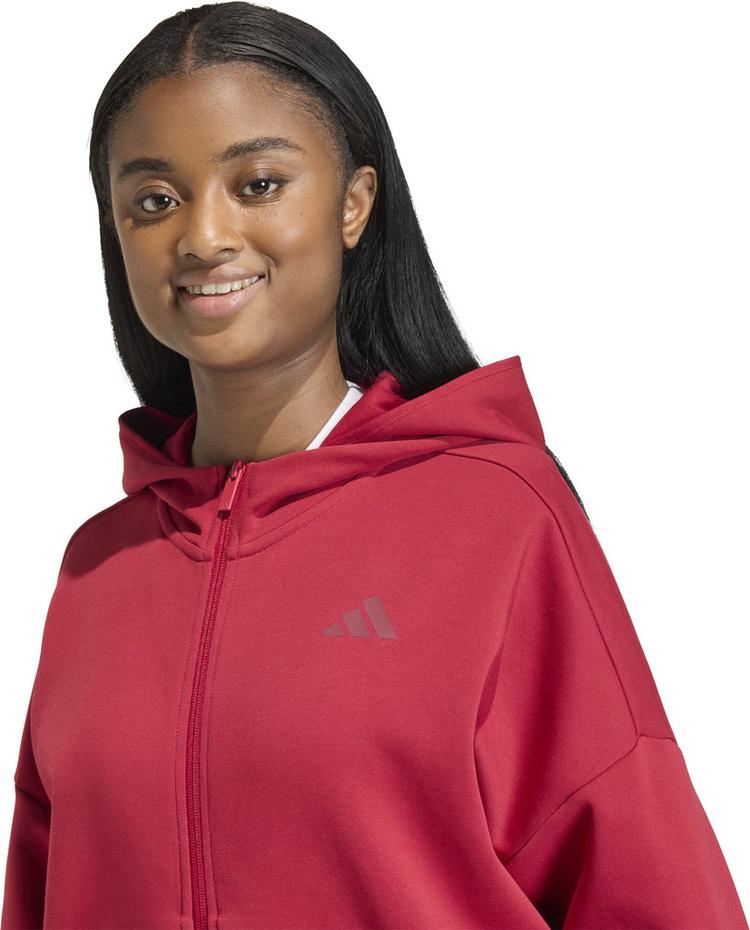 adidas adidas W FI SL FZ HD Sweatjacke Damen - actmar - 4 | SportScheck