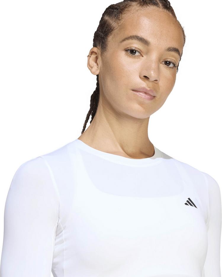 adidas adidas PWR ESS Funktionsshirt Damen - white - 5 | SportScheck