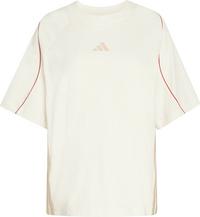 adidas W STADIUM TEE T-Shirt Damen - owhite-purrub-crli