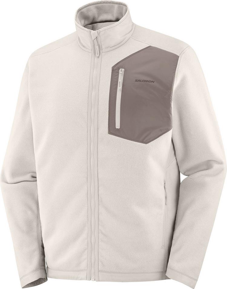 Salomon Salomon CHROMA Fleecejacke Herren - silver cloud-iron - 0 | SportScheck