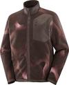 Salomon CHROMA Fleecejacke Herren - coffee bean-dusky orchid-iron
