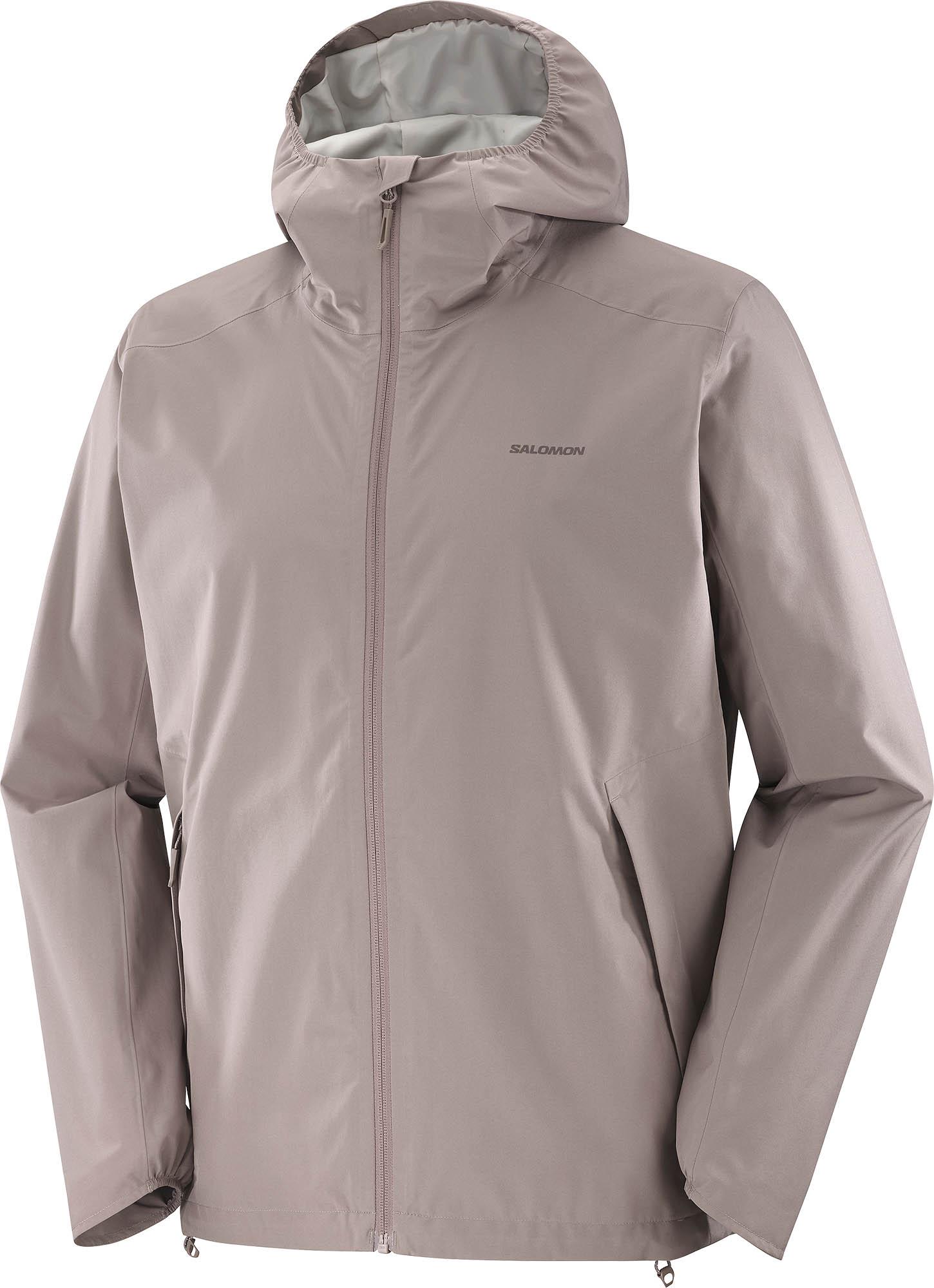 Salomon Hardshelljacke 2-Lagig Kunstfaser Braun