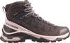 Salomon QUEST ECHO Wanderschuhe Damen - black coffee-shadow gray-black