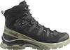 Salomon QUEST 5 Wanderschuhe Herren - black-deep lichen green-black