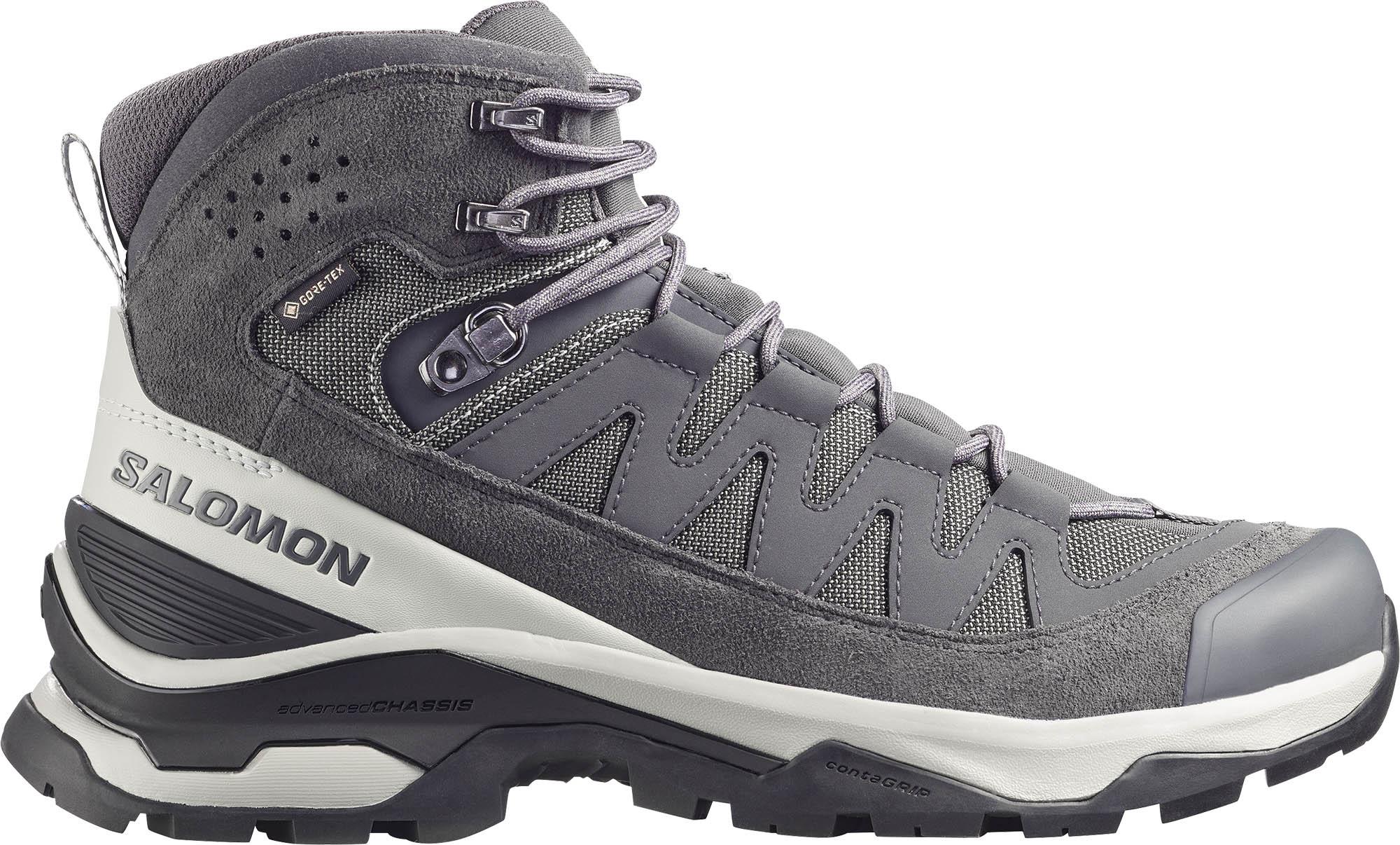 Salomon Wanderschuhe GORE-TEX Leder-Synthetik Grau