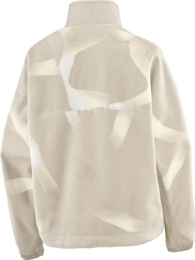 Salomon Salomon CHROMA CROPPED Fleeceshirt Damen - silver cloud - 0 | SportScheck