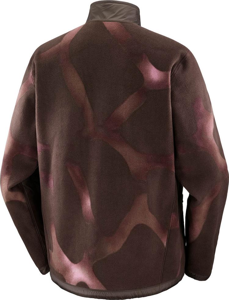 Salomon Salomon CHROMA Fleecejacke Herren - coffee bean-dusky orchid-iron - 0 | SportScheck