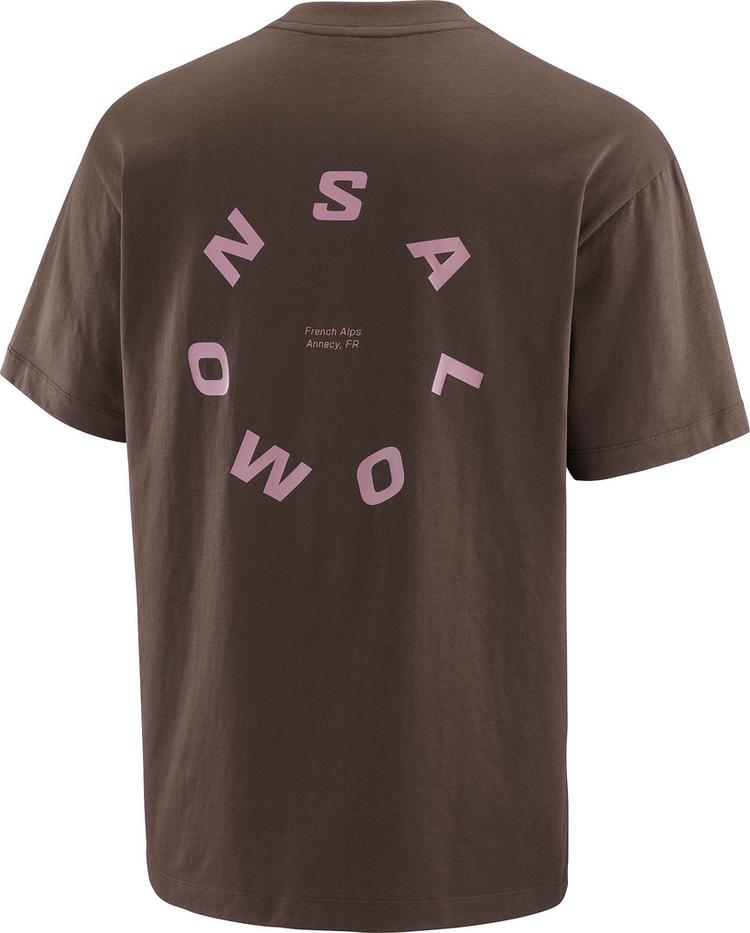Salomon Salomon ROUND LOGO GRAPHIC T-Shirt Herren - coffee bean - 0 | SportScheck