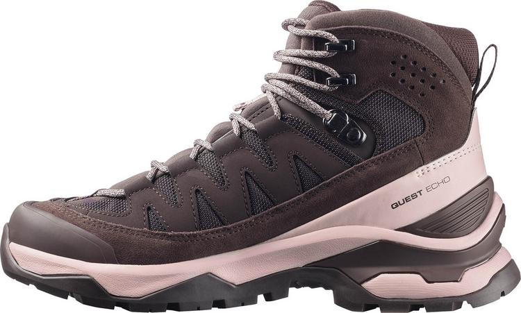 Salomon Salomon QUEST ECHO Wanderschuhe Damen - black coffee-shadow gray-black - 0 | SportScheck