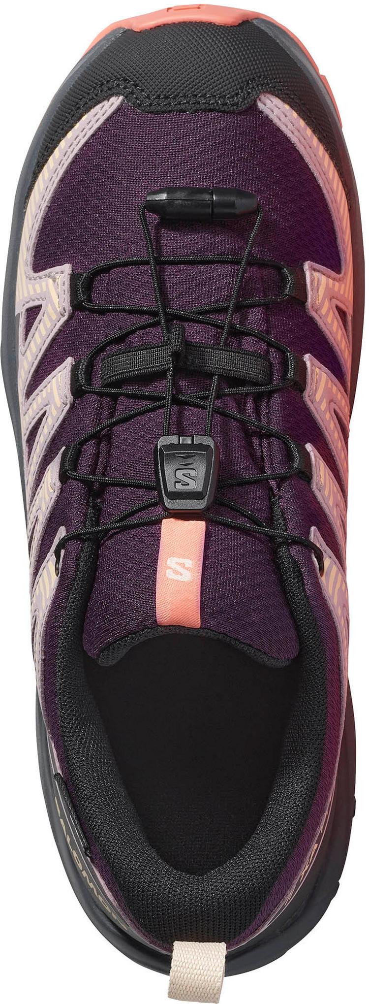 Salomon Salomon XA PRO V8 WP Multifunktionsschuhe Kinder - plum kitten-turbulence-fusion coral - 0 | SportScheck