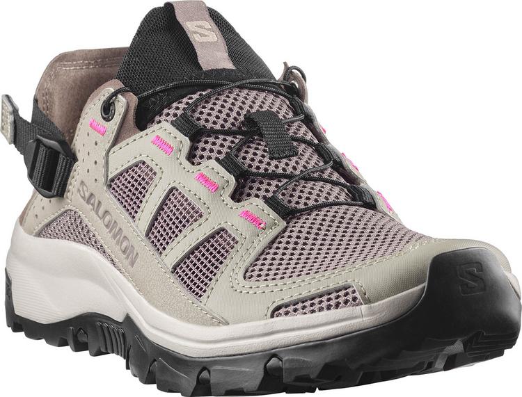 Salomon Salomon TECHAMPHIBIAN 5 Wasserschuhe Damen - silver sage-iron-knockout pink - 1 | SportScheck