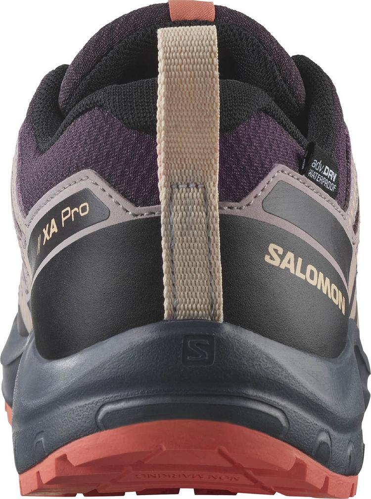 Salomon Salomon XA PRO V8 WP Multifunktionsschuhe Kinder - plum kitten-turbulence-fusion coral - 2 | SportScheck