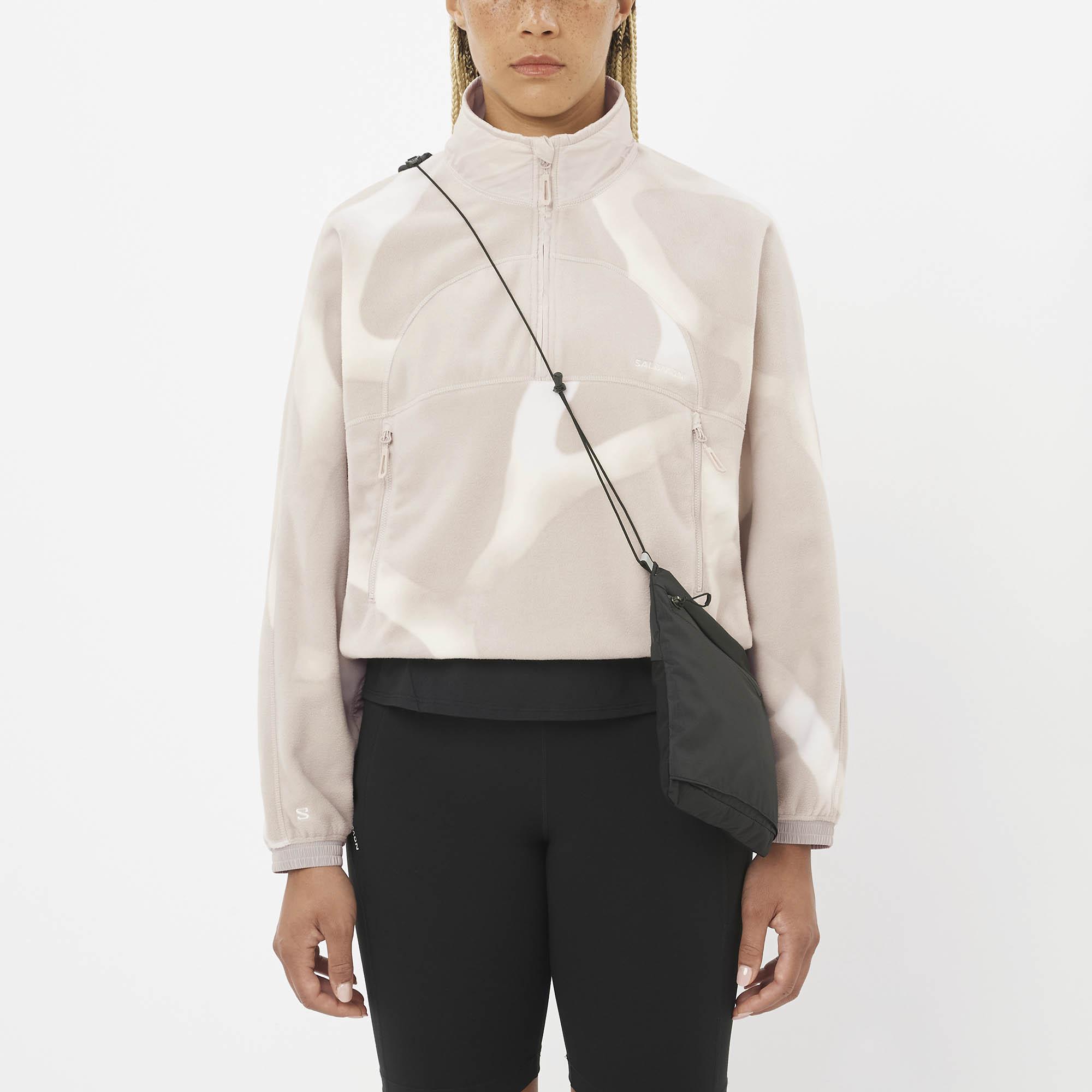 Thumbnail - Salomon CHROMA CROPPED Fleeceshirt Damen