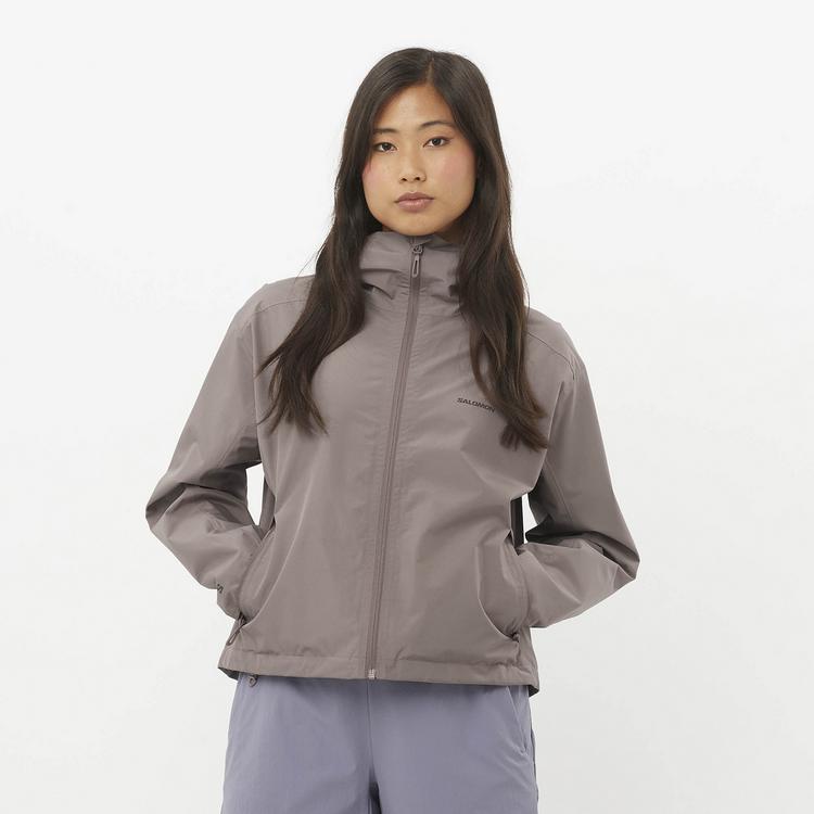 Salomon Salomon OUTSCAPE 2L Hardshelljacke Damen - iron - 0 | SportScheck