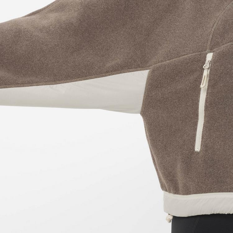 Salomon Salomon CHROMA CROPPED Fleeceshirt Damen - iron-silver cloud - 3 | SportScheck