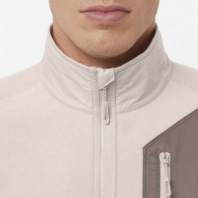 Salomon Salomon CHROMA Fleecejacke Herren - silver cloud-iron - 3 | SportScheck