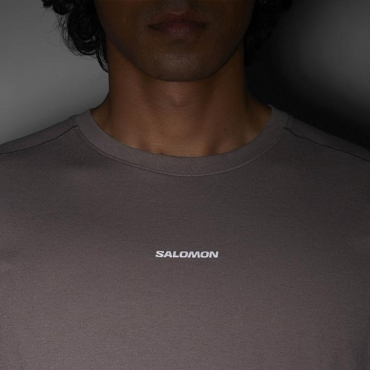 Salomon Salomon TRACKLINE Funktionsshirt Herren - iron - 4 | SportScheck