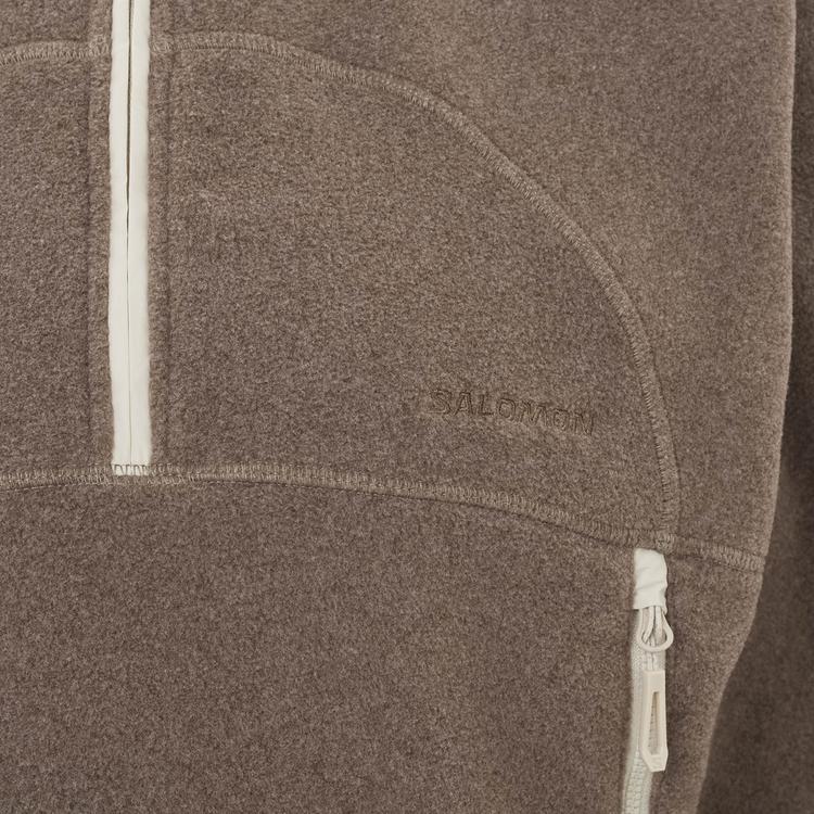 Salomon Salomon CHROMA CROPPED Fleeceshirt Damen - iron-silver cloud - 4 | SportScheck