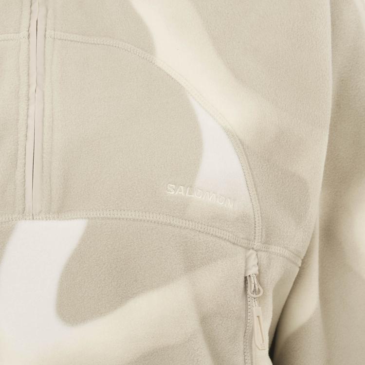 Salomon Salomon CHROMA CROPPED Fleeceshirt Damen - silver cloud - 4 | SportScheck