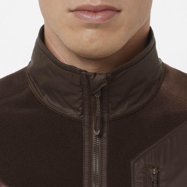 Salomon Salomon CHROMA Fleecejacke Herren - coffee bean-dusky orchid-iron - 7 | SportScheck