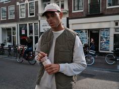 Rückansicht von Stanley Café-To-Go Travel Trinkbecher rose quartz