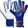 Reusch Attrakt Starter Solid Torwarthandschuhe - sharp blue-white-shocking orange