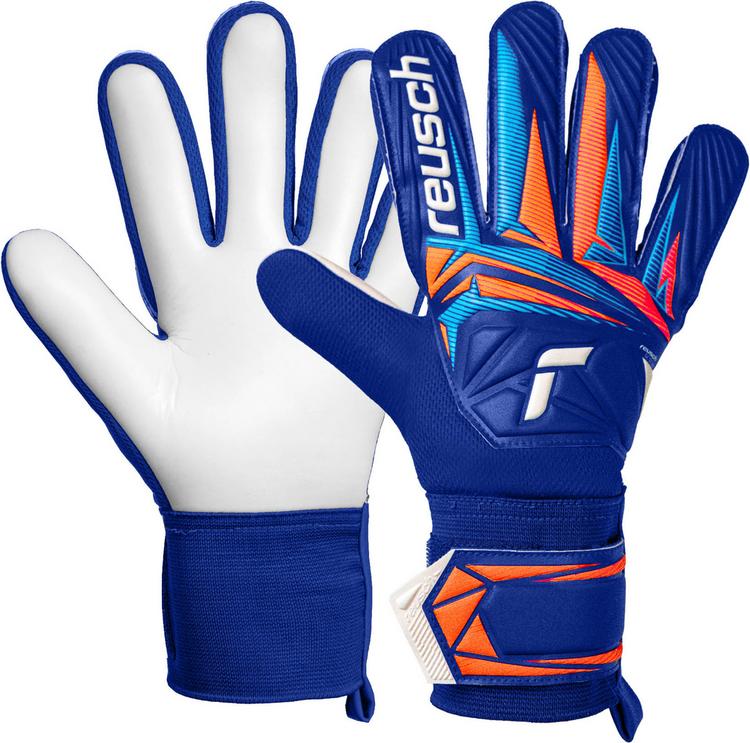 Reusch Reusch Attrakt Starter Solid Torwarthandschuhe - sharp blue-white-shocking orange - 0 | SportScheck