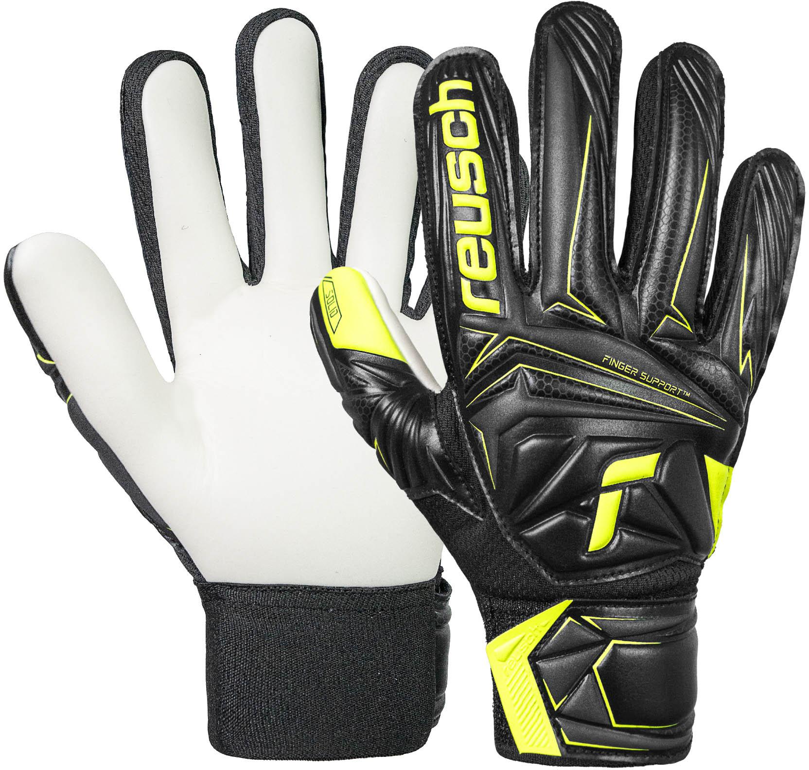 Reusch Torwarthandschuhe Starter Solid Mischgewebe Schwarz