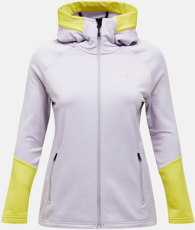Peak Performance Peak Performance Rider Fleecejacke Damen - misty lavender-canary lime - 0 | SportScheck