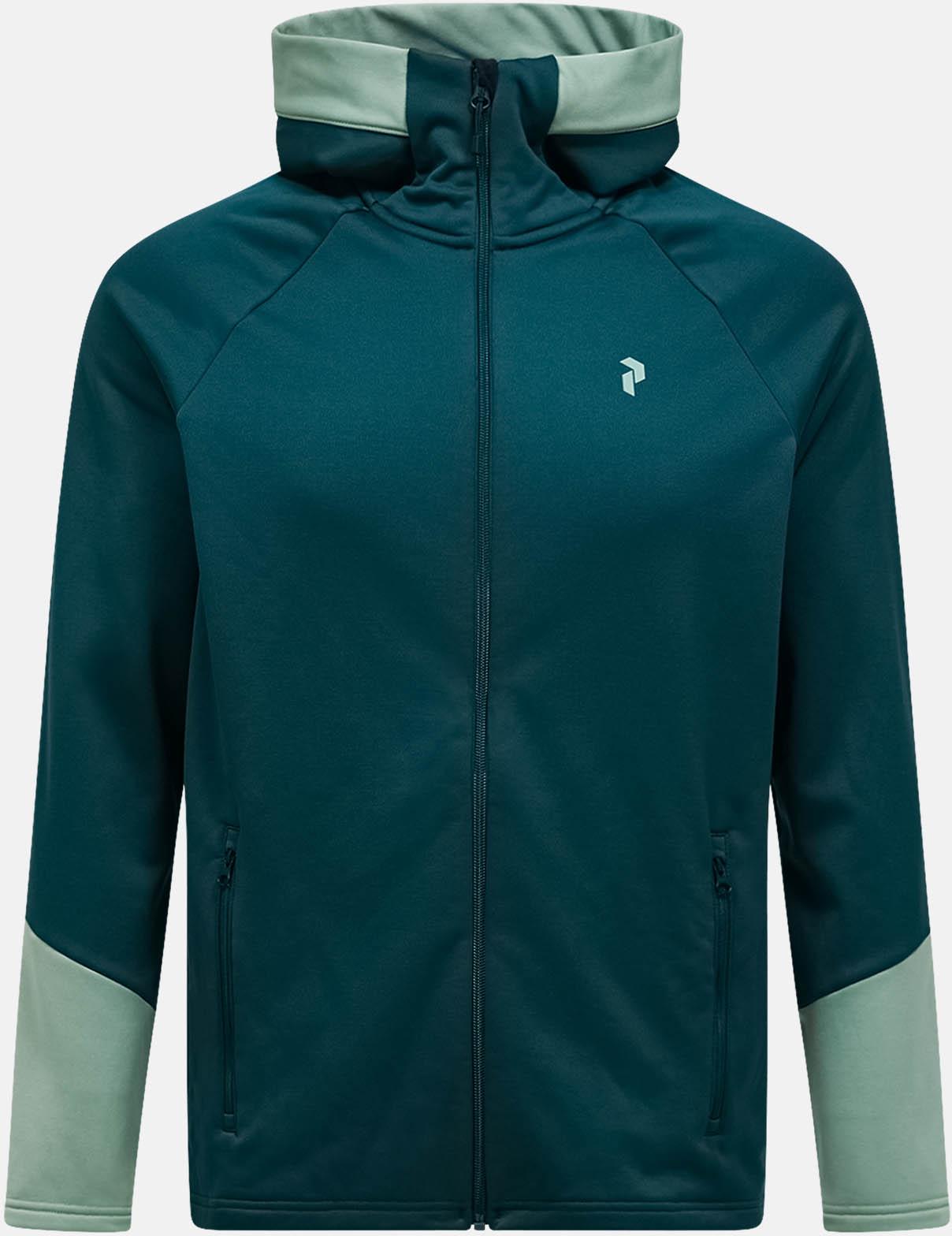 Peak Performance Rider Fleecejacke Fleece-Polyester-Elastan Grün
