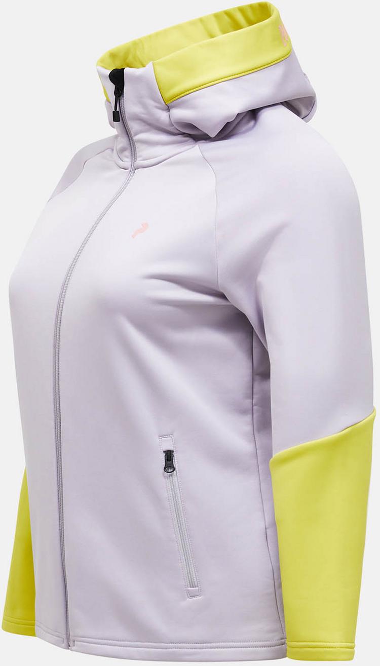 Peak Performance Peak Performance Rider Fleecejacke Damen - misty lavender-canary lime - 0 | SportScheck