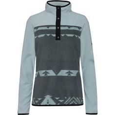 McKinley Elian HZ Fleecepullover Damen aop-green dark