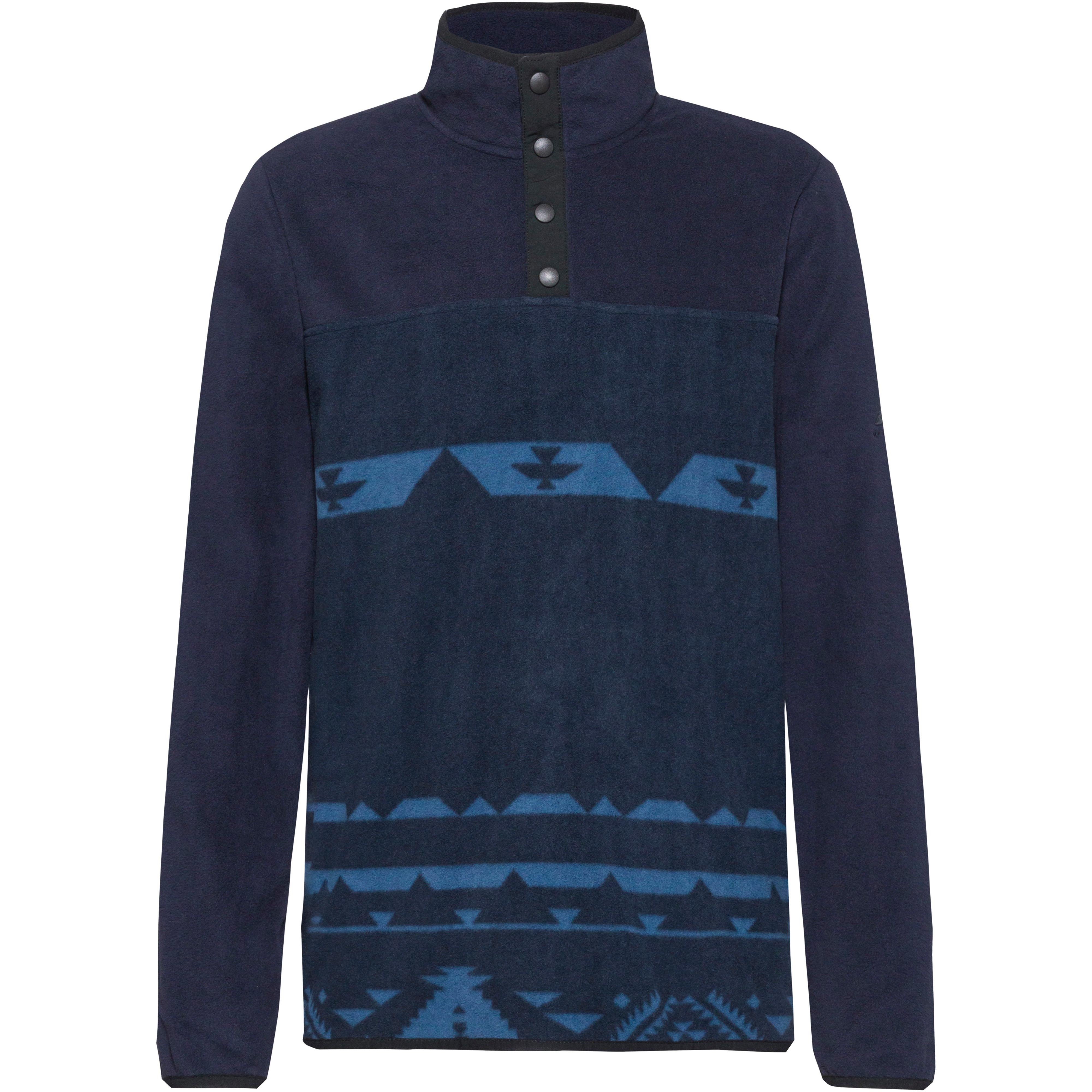 McKinley Elian HZ Fleecepullover Herren - aop-navy