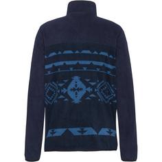 Rückansicht von McKinley Elian HZ Fleecepullover Herren aop-navy