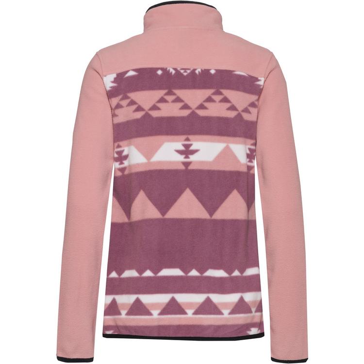 McKinley McKinley Elian HZ Fleecepullover Damen - aop-red wine - 0 | SportScheck