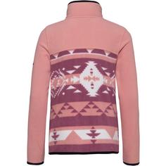 Rückansicht von McKinley Elian HZ Fleecepullover Kinder aop-red win