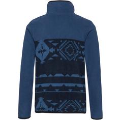 Rückansicht von McKinley Elian HZ Fleecepullover Kinder aop-navy