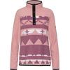 McKinley Elian HZ Fleecepullover Damen - aop-red wine