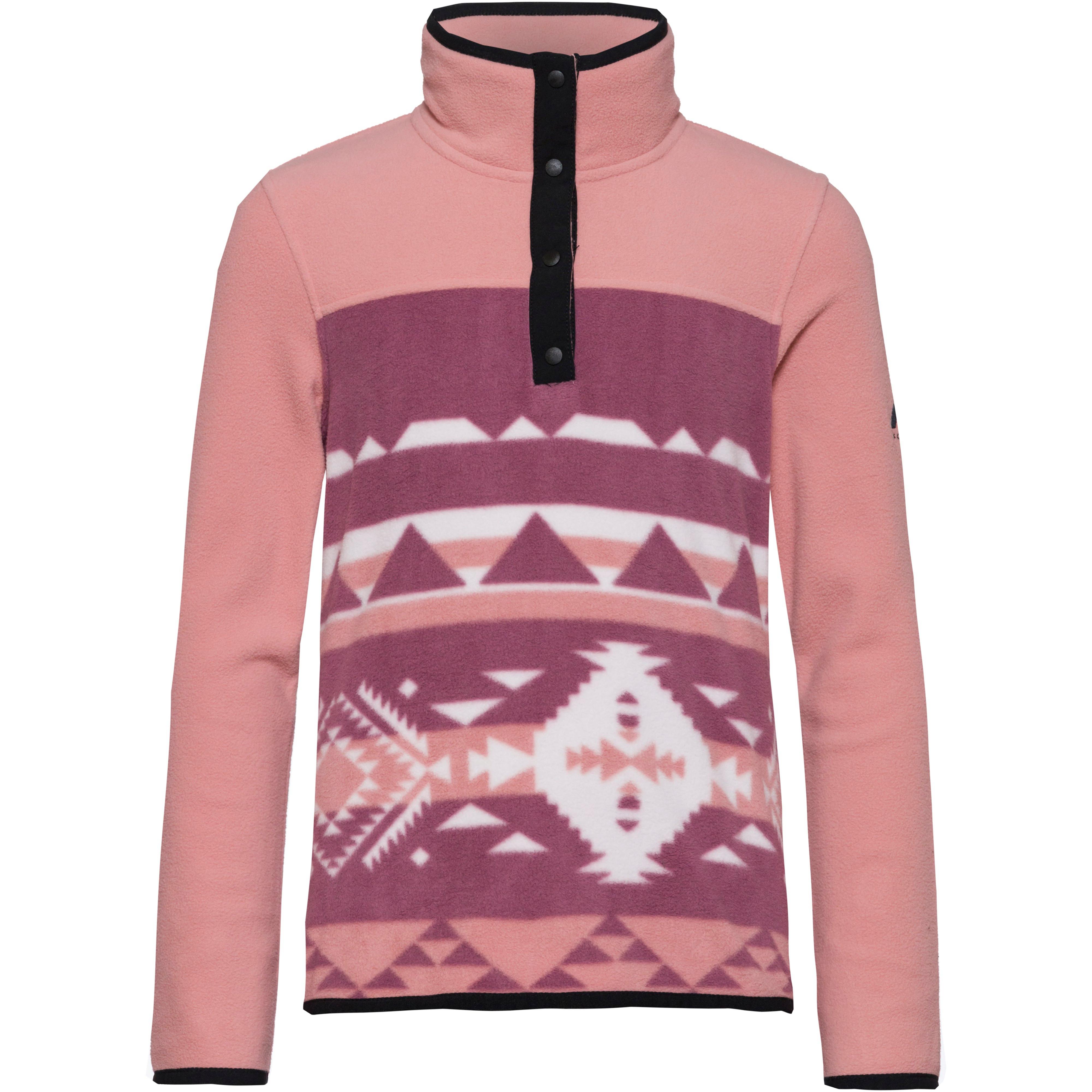 McKinley Elian HZ Fleecepullover M&auml;dchen - aop-red win