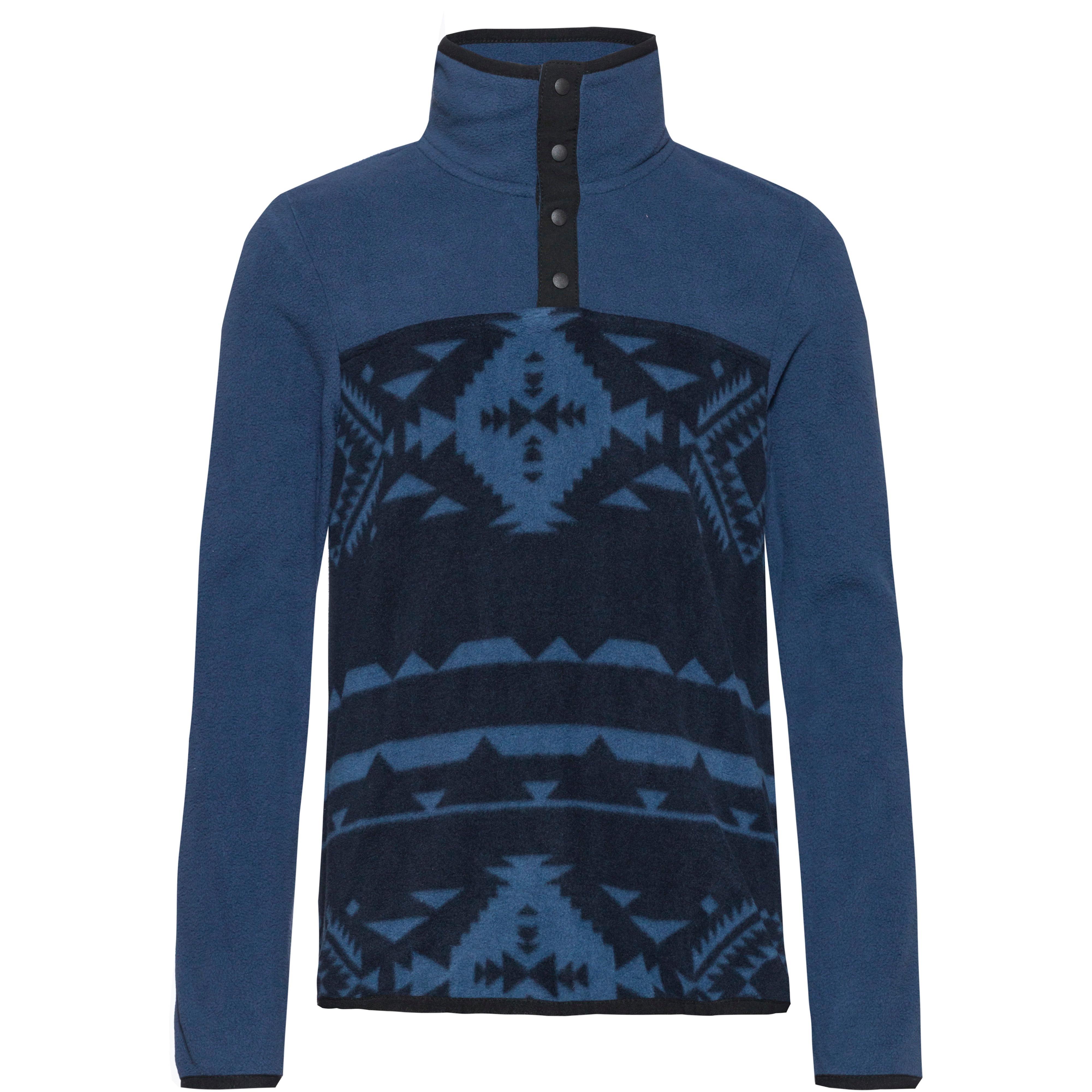 McKinley Elian HZ Fleecepullover Jungen - aop-navy