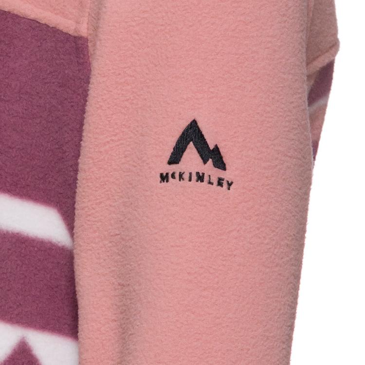 McKinley McKinley Elian HZ Fleecepullover M&auml;dchen - aop-red win - 0 | SportScheck