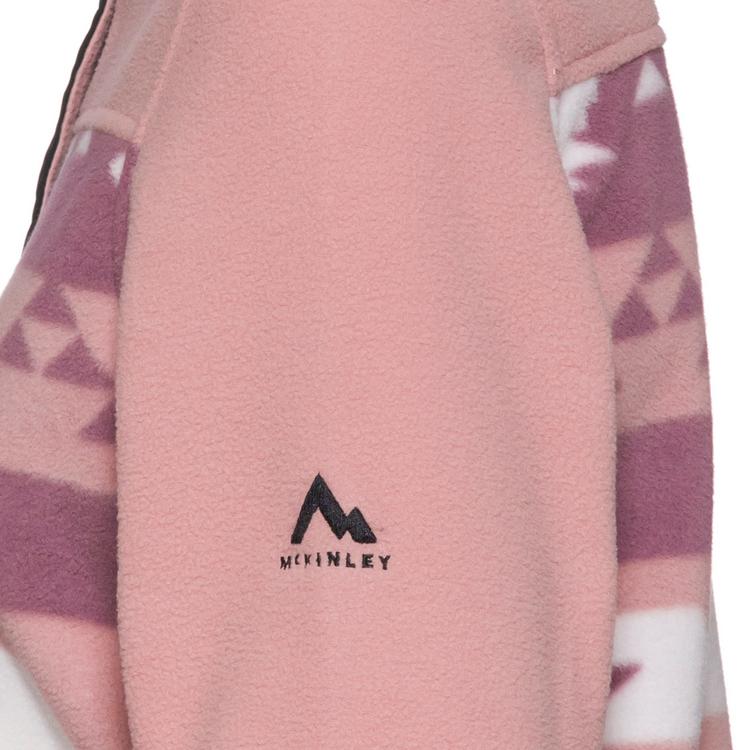 McKinley McKinley Elian HZ Fleecepullover Damen - aop-red wine - 0 | SportScheck