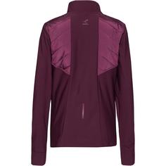 Rückansicht von ENERGETICS Baya Laufjacke Damen red wine-lilac dark