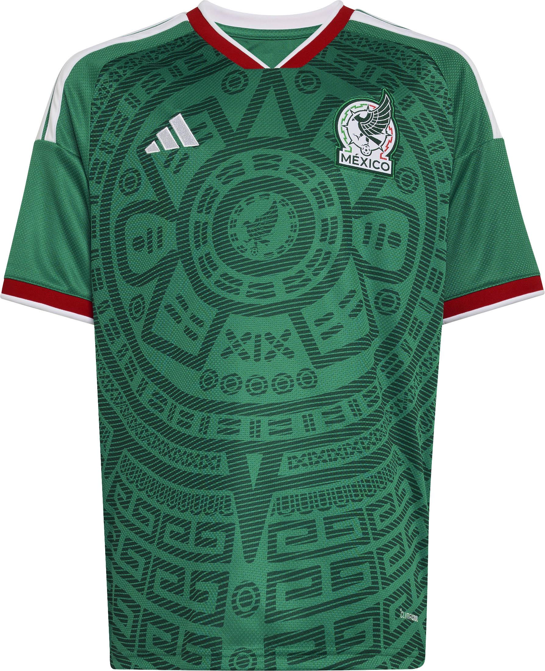 Adidas Heimtrikot V-Ausschnitt 3 Streifen Polyester Grün