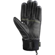 Rückansicht von Hestra Omni Trigger 5 finger Skihandschuhe black-grey