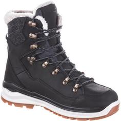 Rückansicht von Lowa GTX RENEGADE EVO ICE 2 Winterschuhe Damen schwarz-champagner