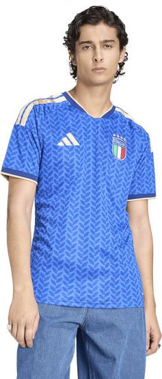 Rückansicht von adidas FIGC Italien Home Fußballtrikot Herren boblue